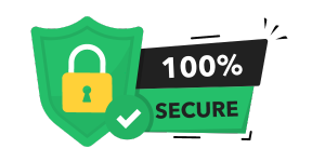 100% Secure Payments