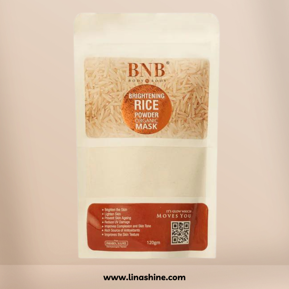 BNB Rice Extract Face Mask Front Picture