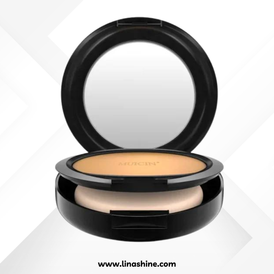 Muicin luminous 3 in 1 two way compact face powder (two side open)